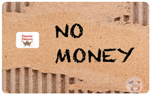 Charger l&#39;image dans la galerie, No Money, Sticker pour carte bancaire, format US
