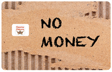 Charger l&#39;image dans la galerie, No Money, Sticker pour carte bancaire, format US
