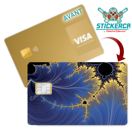 Orion - Sticker pour carte bancaire, disponible en deux formats.