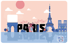 Charger l&#39;image dans la galerie, Paris 2024, Sticker pour carte bancaire, format US
