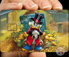 Load image into Gallery viewer, Le grippe-sous, Sticker pour carte bancaire, format US
