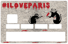 Laden Sie das Bild in die Galerie, Rats love Paris 2024 – Kreditkartenaufkleber