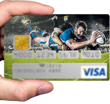 Charger l&#39;image dans la galerie, Coupe du monde de Rugby - sticker pour carte bancaire, édition limitée 200 ex.
