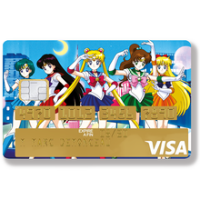 Load image into Gallery viewer, Tribute to Sailor Moon, édition limitée 100 ex - sticker pour carte bancaire
