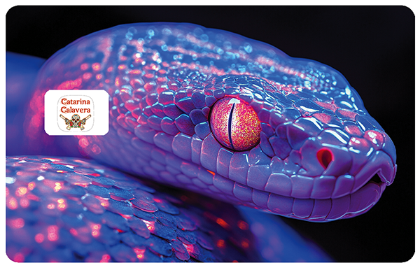 Snake - Sticker pour carte bancaire, format US