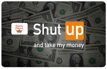 Charger l&#39;image dans la galerie, Shut Up, Sticker pour carte bancaire, format US
