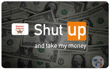 Charger l&#39;image dans la galerie, Shut Up, Sticker pour carte bancaire, format US
