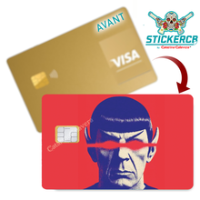 Charger l'image dans la galerie, Spock - Sticker pour carte bancaire, disponible en deux formats.
