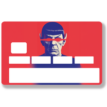 Charger l&#39;image dans la galerie, Spock, Sticker pour carte bancaire, , 2 formats de carte bancaire disponibles
