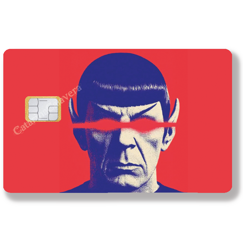 Spock, Sticker pour carte bancaire, , 2 formats de carte bancaire disponibles