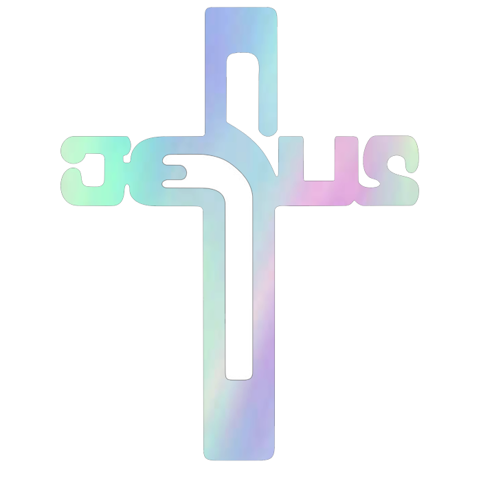 La croix de Jesus, disponible en 10 couleurs