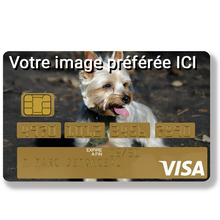 Lade das Bild in den Galerie-Viewer, Personalisierter Bankkartenaufkleber mit Ihrem Lieblingsbild für CB, Standardformat 
