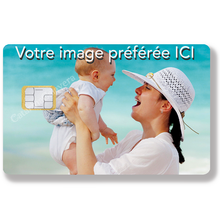 Lade das Bild in den Galerie-Viewer, Personalisierter Bankkartenaufkleber im US-Format mit Ihrem Lieblingsbild 
