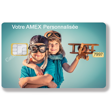 Lade das Bild in den Galerie-Viewer, Personalisierter Aufkleber für die Amex-Bankkarte mit Ihrem Lieblingsbild 
