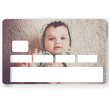 Charger l'image dans la galerie, Sticker personnalisé pour carte bancaire avec votre image préférée pour CB, format Standard
