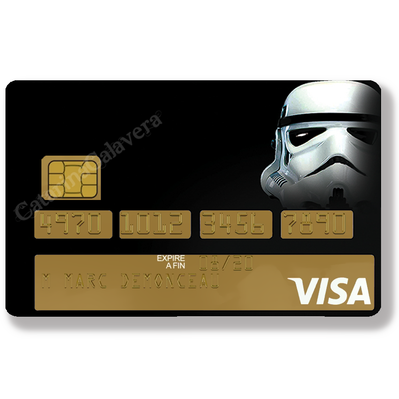 Stormtroopers, édition limitée 100 ex - sticker pour carte bancaire