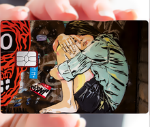 Carica l'immagine nella galleria, Street Art - adesivo per carta bancaria, formato USA