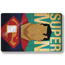 Load image into Gallery viewer, Worn Superman - sticker pour carte bancaire
