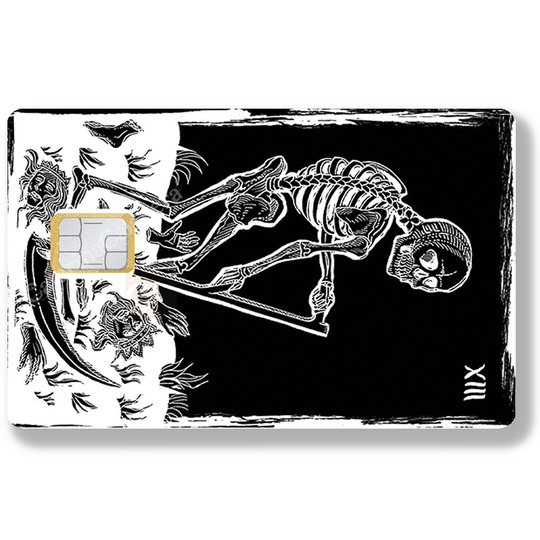 Tarot XIII, Arcane Sans Nom - sticker pour carte bancaire, format US