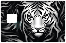 Cargar imagen en la galería, White Tiger - pegatina para tarjeta bancaria, formato EE. UU.