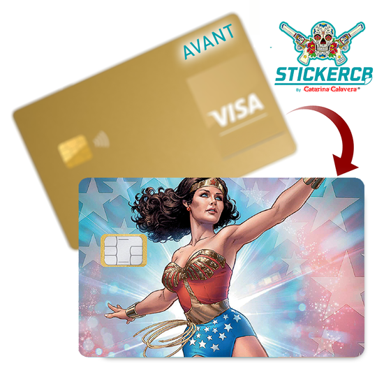 Tribute to Wonder Woman NTM - sticker pour carte bancaire