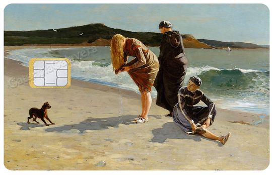 Winslow-Homer - Bankkartenaufkleber