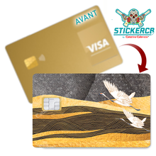 Charger l'image dans la galerie, Les cigognes -Sticker pour carte bancaire, Format US
