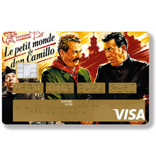 Load image into Gallery viewer, Don Camillo, limited edition of 100 - Bank card sticker, available in two sizes.

