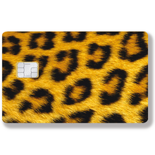 Load image into Gallery viewer, Leopard - Sticker pour carte bancaire, disponible en deux formats.
