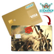 Charger l'image dans la galerie, Liberté, egalité, fraternité - Sticker pour carte bancaire, disponible en deux formats.
