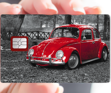 Bild in Galerie laden, VW Käfer - Aufkleber für Bankkarte, US-Format