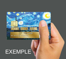 Load the image in the gallery, Tribute to Magritte, limited edition 100 ex - credit card sticker