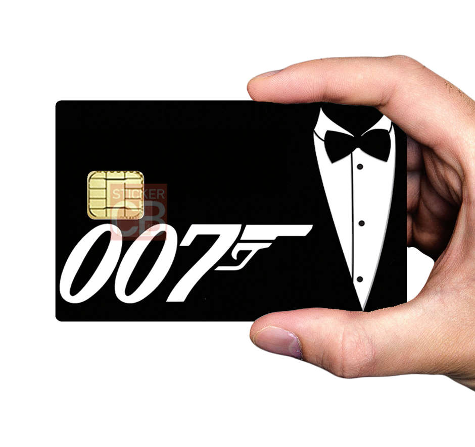 Bond 007 - sticker pour carte bancaire
