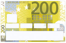 Cargue la imagen en la galería, 200 Euros - pegatina de tarjeta de crédito