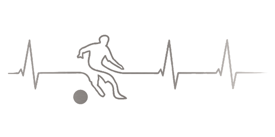 Sticker Mon cœur bat pour le football, disponible en 10 couleurs