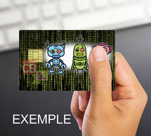Load the image in the gallery, 3 ROBOTS- credit card sticker
