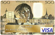 Load the image in the gallery, Pascal 500 francs - credit card sticker