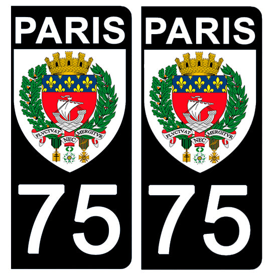 Sticker autocollant plaque Paris Dakar 25 ème édition