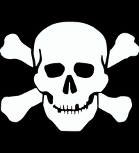 Load image in gallery, Pirate Flag, available in 10 colors