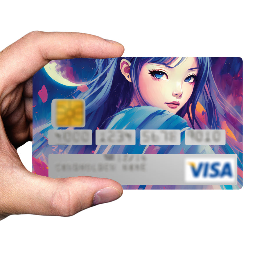 Adesivo per carta di credito Avviso carta di credito nera - TenStickers