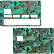 Charger l&#39;image dans la galerie, Camouflage- sticker pour carte bancaire
