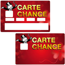 Load the image in the gallery, Carte Chance- sticker for credit card