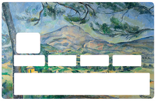 Laden Sie das Bild in die Galerie, La Sainte Victoire, Cezanne - Kreditkartenaufkleber