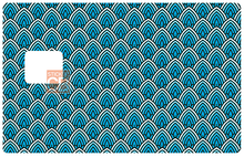 Charger l&#39;image dans la galerie, Cone bleu- sticker pour carte bancaire
