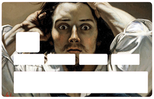 Charger l&#39;image dans la galerie, Le désespéré de Gustave Courbet - sticker pour carte bancaire
