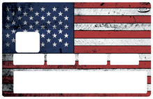 Charger l&#39;image dans la galerie, American flag used- sticker pour carte bancaire

