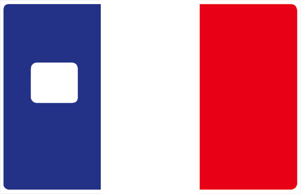 Drapeau Français- Sticker pour carte bancaire, 2 formats de carte bancaire disponibles