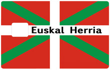 Laden Sie das Bild in die Galerie hoch, Euskal Herria, das Baskenland - Kreditkartenaufkleber