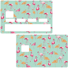 Load the image in the gallery, Les Flamants roses - credit card sticker