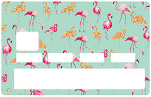 Load the image in the gallery, Les Flamants roses - credit card sticker